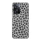 OPPO A77 高画質仕上げ 背面印刷 ハードケース【1068 ヒョウ柄ベーシックSグレー】