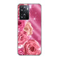 OPPO A77 高画質仕上げ 背面印刷 ハードケース【1182 ピンクの薔薇に誘われて】