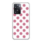 OPPO A77 高画質仕上げ 背面印刷 ハードケース【1357 シンプルビッグ薄ピンク白】