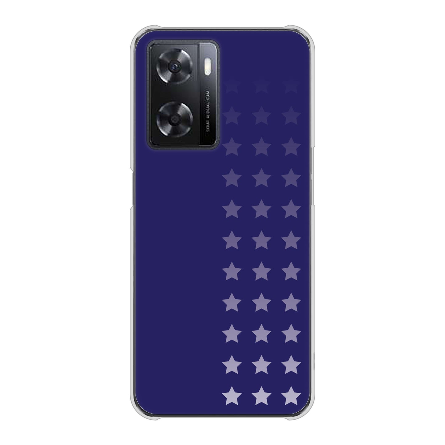 OPPO A77 高画質仕上げ 背面印刷 ハードケース【IB911 スターライン】