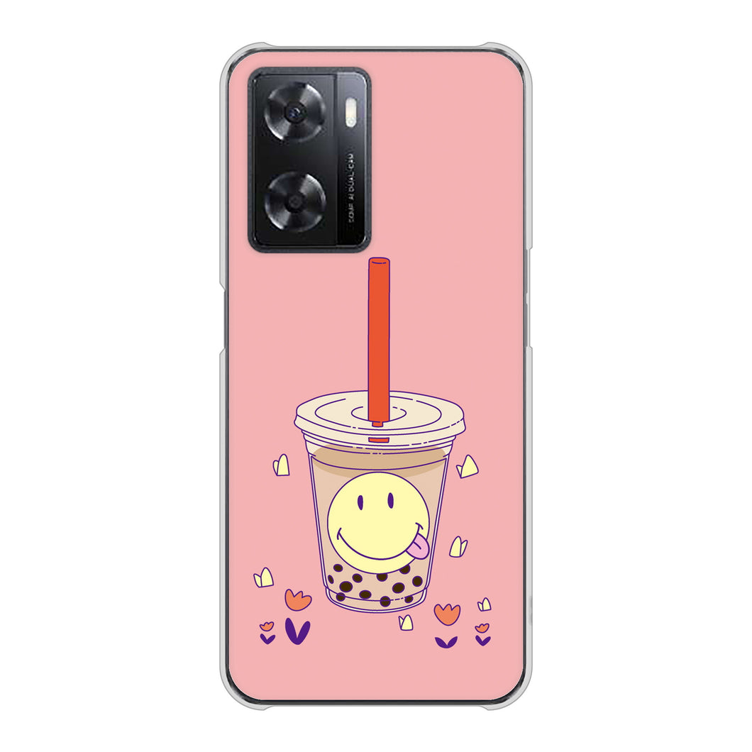 OPPO A77 高画質仕上げ 背面印刷 ハードケース【MA903 タピオカ】