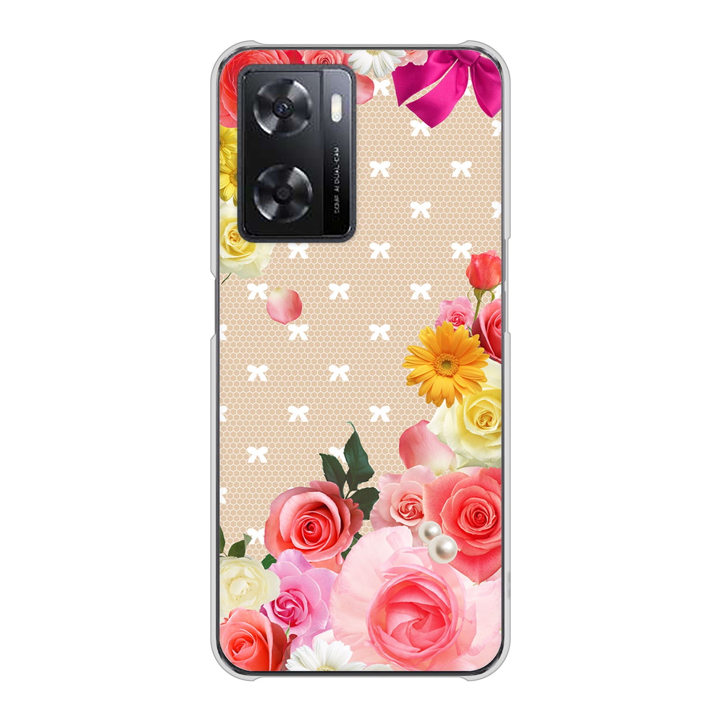 OPPO A77 高画質仕上げ 背面印刷 ハードケース【SC825 ロリータレース】
