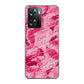 OPPO A77 高画質仕上げ 背面印刷 ハードケース【SC845 フラワーヴェルニLOVE濃いピンク（ローズアンディアン）】