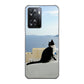 OPPO A77 高画質仕上げ 背面印刷 ハードケース【VA805 ネコと地中海】