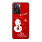 OPPO A77 高画質仕上げ 背面印刷 ハードケース【XA802 ウインク雪だるま】