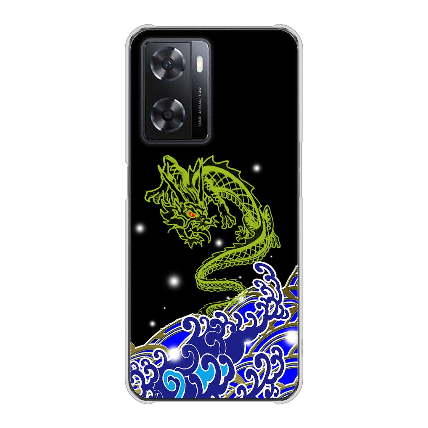 OPPO A77 高画質仕上げ 背面印刷 ハードケース【YC902 水竜01】