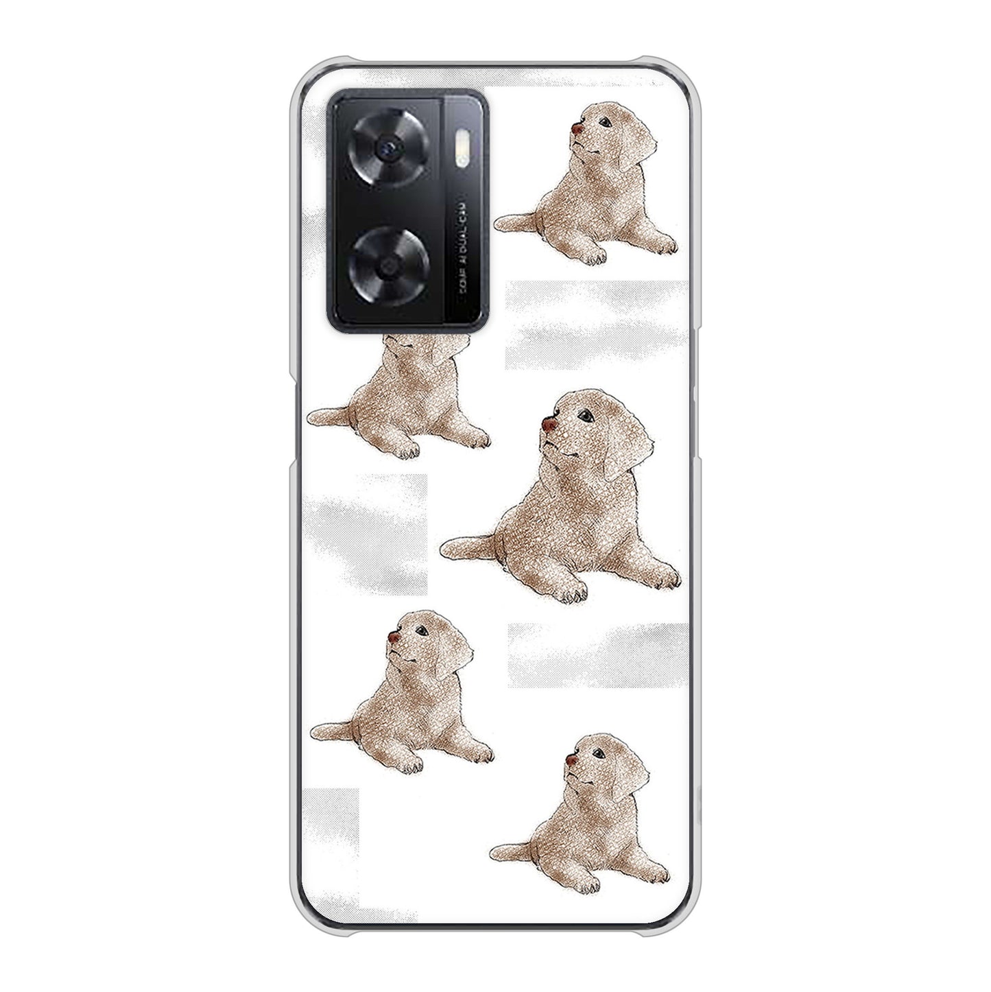 OPPO A77 高画質仕上げ 背面印刷 ハードケース【YD823 ラブラドールレトリバー04】