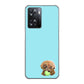 OPPO A77 高画質仕上げ 背面印刷 ハードケース【YJ054 トイプードル＆ボール（ブルー）】