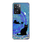 OPPO A77 高画質仕上げ 背面印刷 ハードケース【YJ327 魔法陣猫 キラキラ かわいい】