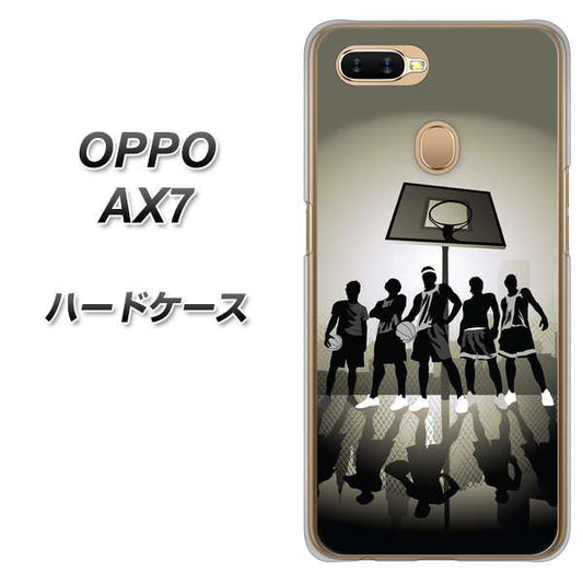 OPPO（オッポ） AX7 高画質仕上げ 背面印刷 ハードケース【389 クールバスケ】