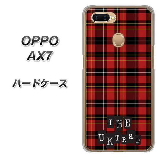 OPPO（オッポ） AX7 高画質仕上げ 背面印刷 ハードケース【547 THEチェック】