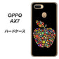 OPPO（オッポ） AX7 高画質仕上げ 背面印刷 ハードケース【1195 カラフルアップル】