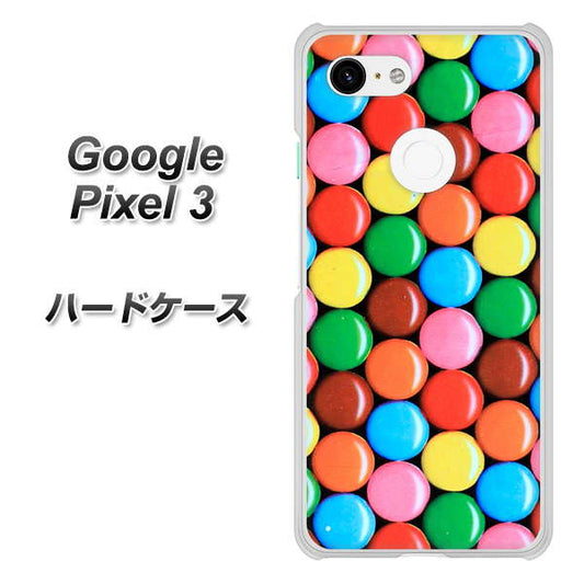 Google Pixel 3 高画質仕上げ 背面印刷 ハードケース【448 マーブルチョコ】