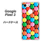 Google Pixel 3 高画質仕上げ 背面印刷 ハードケース【448 マーブルチョコ】