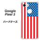Google Pixel 3 高画質仕上げ 背面印刷 ハードケース【659 アメリカ】