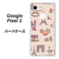 Google Pixel 3 高画質仕上げ 背面印刷 ハードケース【708 お気に入りのパリ】
