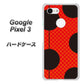 Google Pixel 3 高画質仕上げ 背面印刷 ハードケース【IB906 てんとうむしのシンプル】