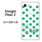 Google Pixel 3 高画質仕上げ 背面印刷 ハードケース【OE814 5月エメラルド】