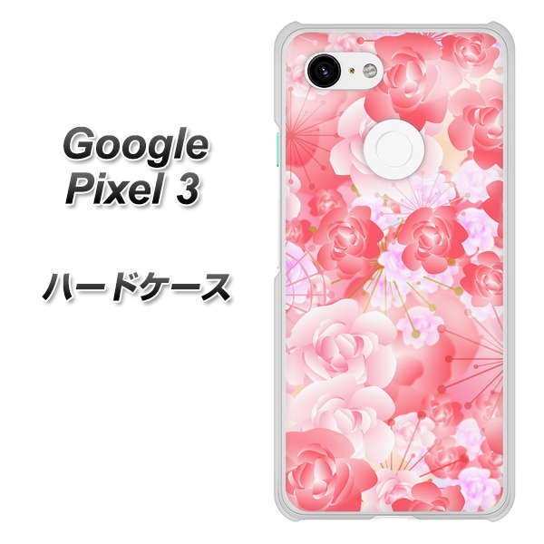 Google Pixel 3 高画質仕上げ 背面印刷 ハードケース【VA817 はんなり色の華】