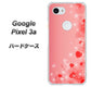 Google Pixel 3a 高画質仕上げ 背面印刷 ハードケース【003 ハート色の夢】