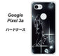 Google Pixel 3a 高画質仕上げ 背面印刷 ハードケース【158 ブラックドルフィン】