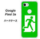 Google Pixel 3a 高画質仕上げ 背面印刷 ハードケース【163 非常口】