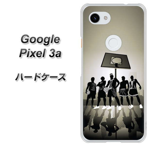 Google Pixel 3a 高画質仕上げ 背面印刷 ハードケース【389 クールバスケ】