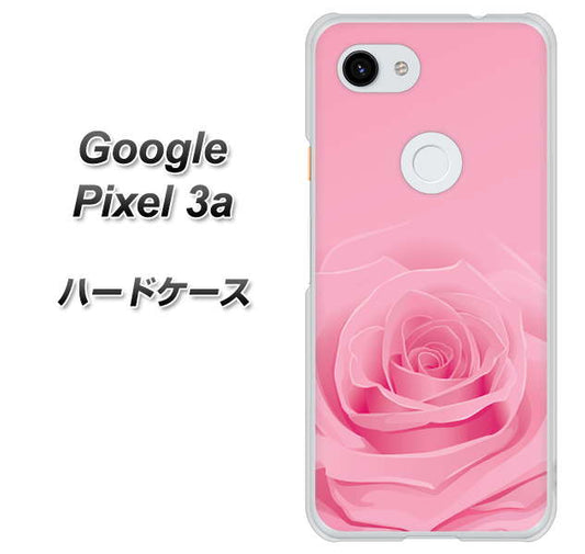 Google Pixel 3a 高画質仕上げ 背面印刷 ハードケース【401 ピンクのバラ】