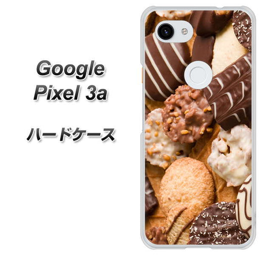 Google Pixel 3a 高画質仕上げ 背面印刷 ハードケース【442 クッキー mix】