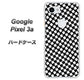 Google Pixel 3a 高画質仕上げ 背面印刷 ハードケース【514 和柄＆筆文字 風車】