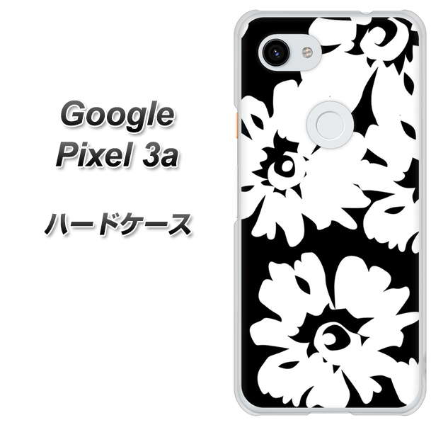 Google Pixel 3a 高画質仕上げ 背面印刷 ハードケース【1215 モダンフラワー】