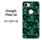 Google Pixel 3a 高画質仕上げ 背面印刷 ハードケース【1315 月夜とヤシ】