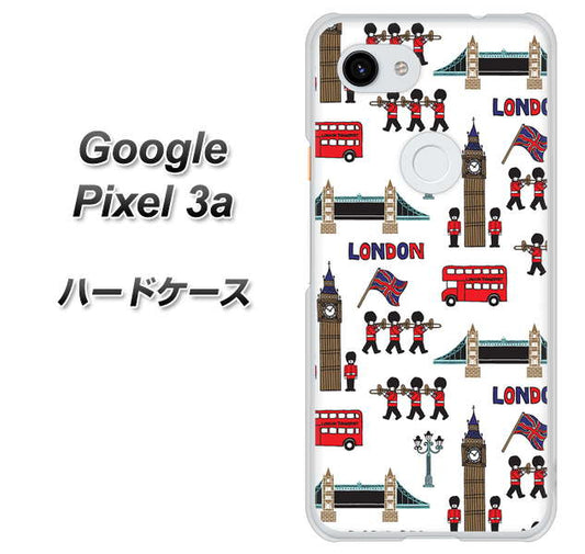 Google Pixel 3a 高画質仕上げ 背面印刷 ハードケース【EK811 ロンドンの街】