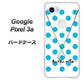 Google Pixel 3a 高画質仕上げ 背面印刷 ハードケース【OE821 12月ターコイズ】