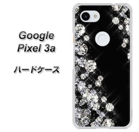 Google Pixel 3a 高画質仕上げ 背面印刷 ハードケース【VA871 ダイヤモンドフレーム】