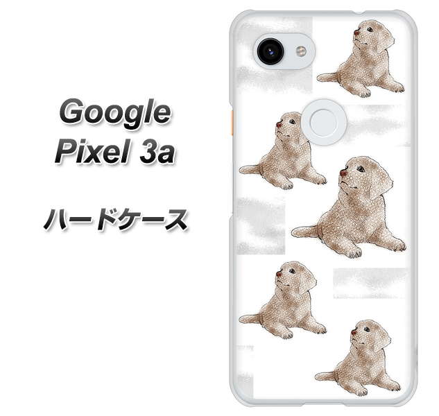 Google Pixel 3a 高画質仕上げ 背面印刷 ハードケース【YD823 ラブラドールレトリバー04】