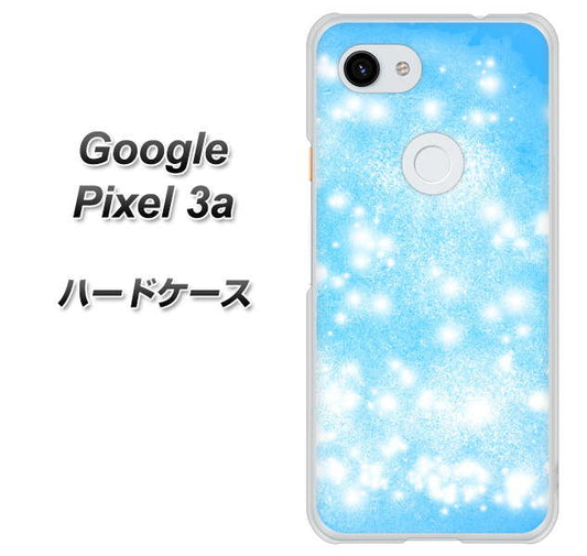 Google Pixel 3a 高画質仕上げ 背面印刷 ハードケース【YJ289 デザインブルー】