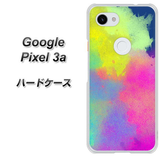 Google Pixel 3a 高画質仕上げ 背面印刷 ハードケース【YJ294 デザイン色彩】