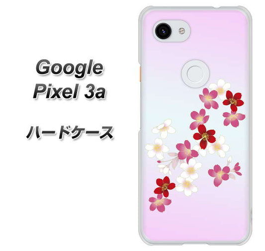 Google Pixel 3a 高画質仕上げ 背面印刷 ハードケース【YJ320 桜 和】
