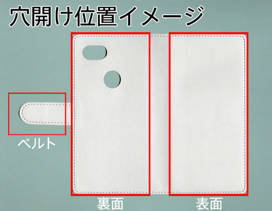 Google Pixel 3a XL 高画質仕上げ プリント手帳型ケース(通常型)【OE817 8月ペリシンプル】