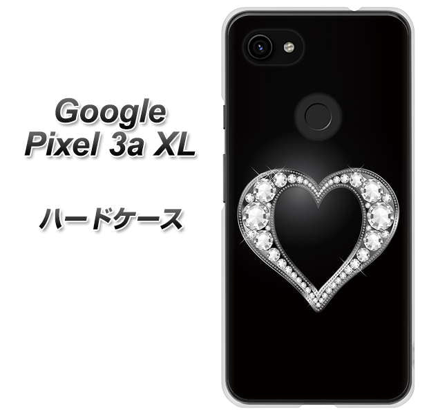 Google Pixel 3a XL 高画質仕上げ 背面印刷 ハードケース【041 ゴージャスハート】