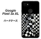 Google Pixel 3a XL 高画質仕上げ 背面印刷 ハードケース【357 bk&wh】