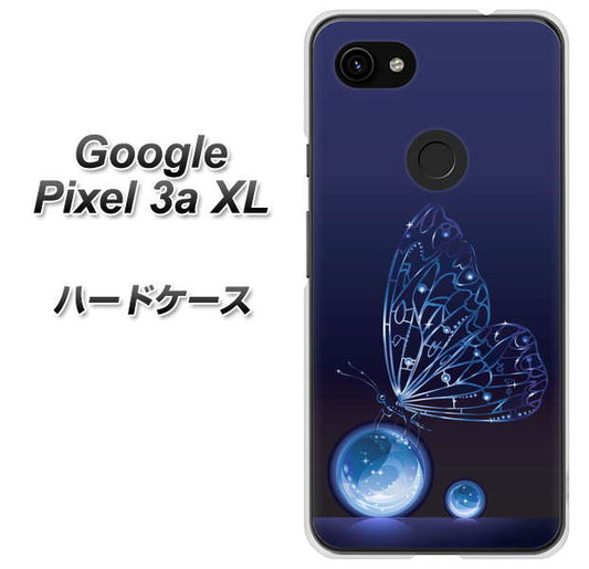 Google Pixel 3a XL 高画質仕上げ 背面印刷 ハードケース【418 神秘の蝶】