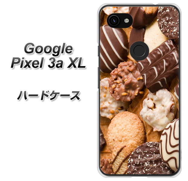 Google Pixel 3a XL 高画質仕上げ 背面印刷 ハードケース【442 クッキー mix】