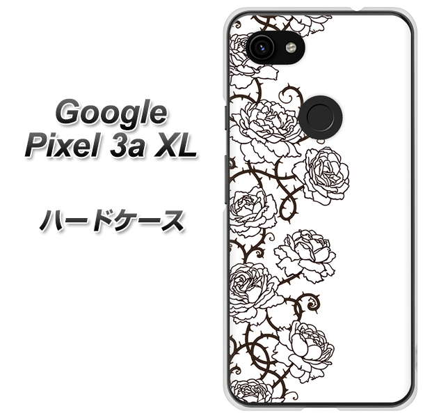 Google Pixel 3a XL 高画質仕上げ 背面印刷 ハードケース【467 イバラ】
