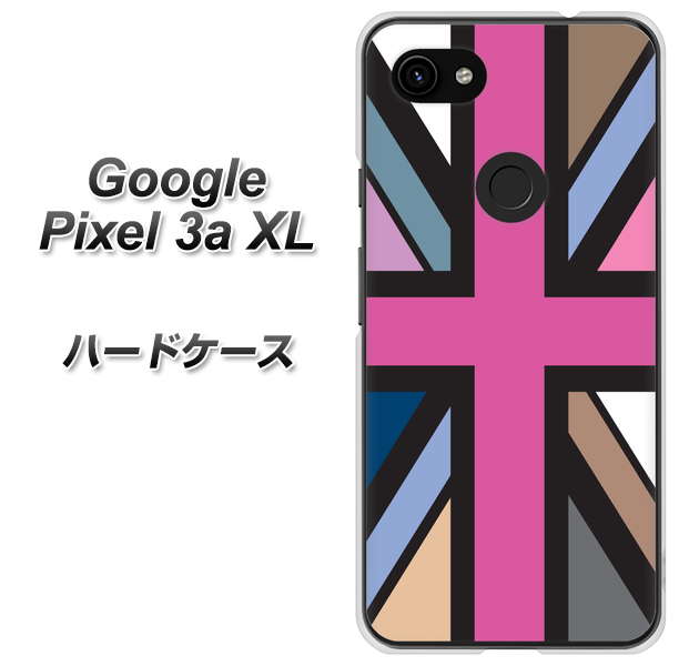 Google Pixel 3a XL 高画質仕上げ 背面印刷 ハードケース【507 ユニオンジャック デスカラー】