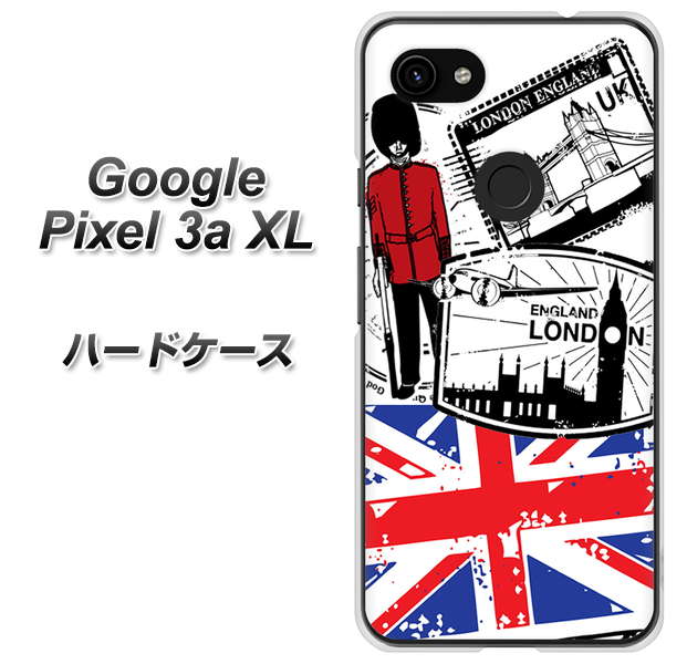 Google Pixel 3a XL 高画質仕上げ 背面印刷 ハードケース【574 ＬＯＮＤＯＮ】