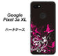 Google Pixel 3a XL 高画質仕上げ 背面印刷 ハードケース【585 闇に舞う蝶】
