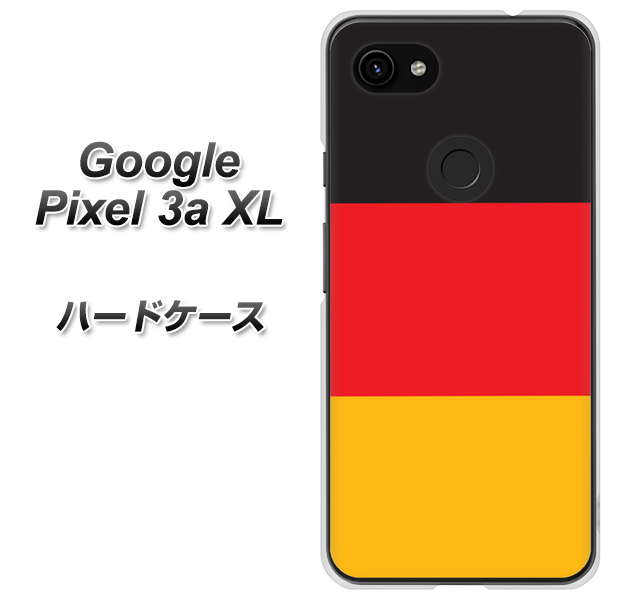 Google Pixel 3a XL 高画質仕上げ 背面印刷 ハードケース【675 ドイツ】