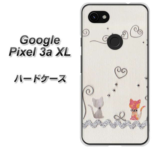Google Pixel 3a XL 高画質仕上げ 背面印刷 ハードケース【1103 クラフト写真ネコ】